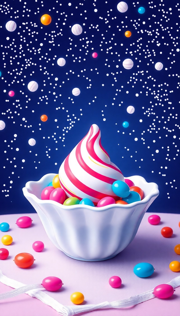 Free Mixed Candies Close Up iPhone Well-Lit Wallpaper